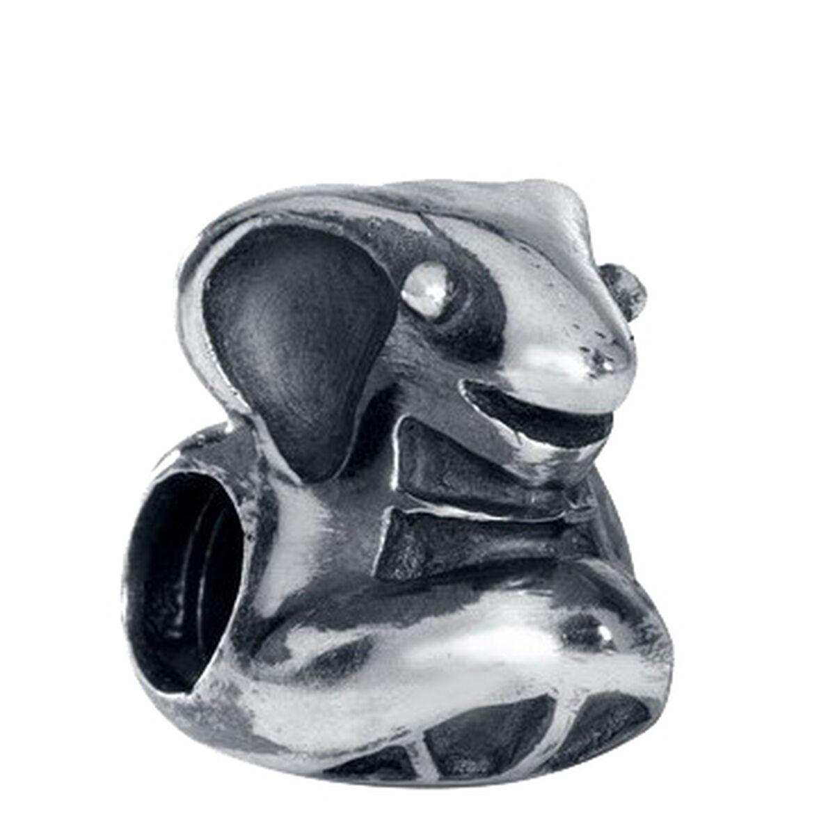 Charm Sølvfarvet Perle Til Armbånd 1 Cm