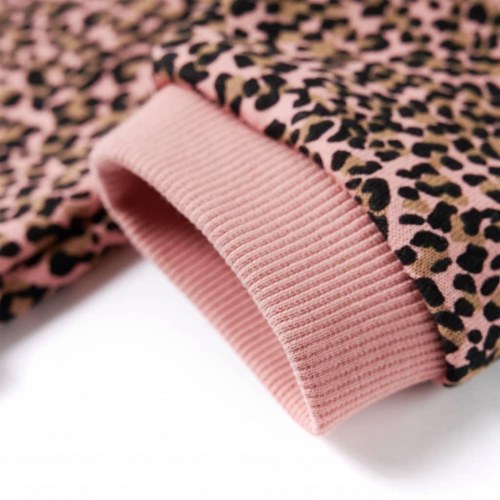 Sweatshirtkjole til børn str. 116 lyserød