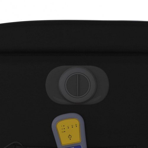 Eldrevet massagestol kunstlæder sort