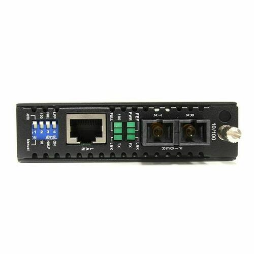 Startech ET90110SC2 multimode mediekonverter - sort