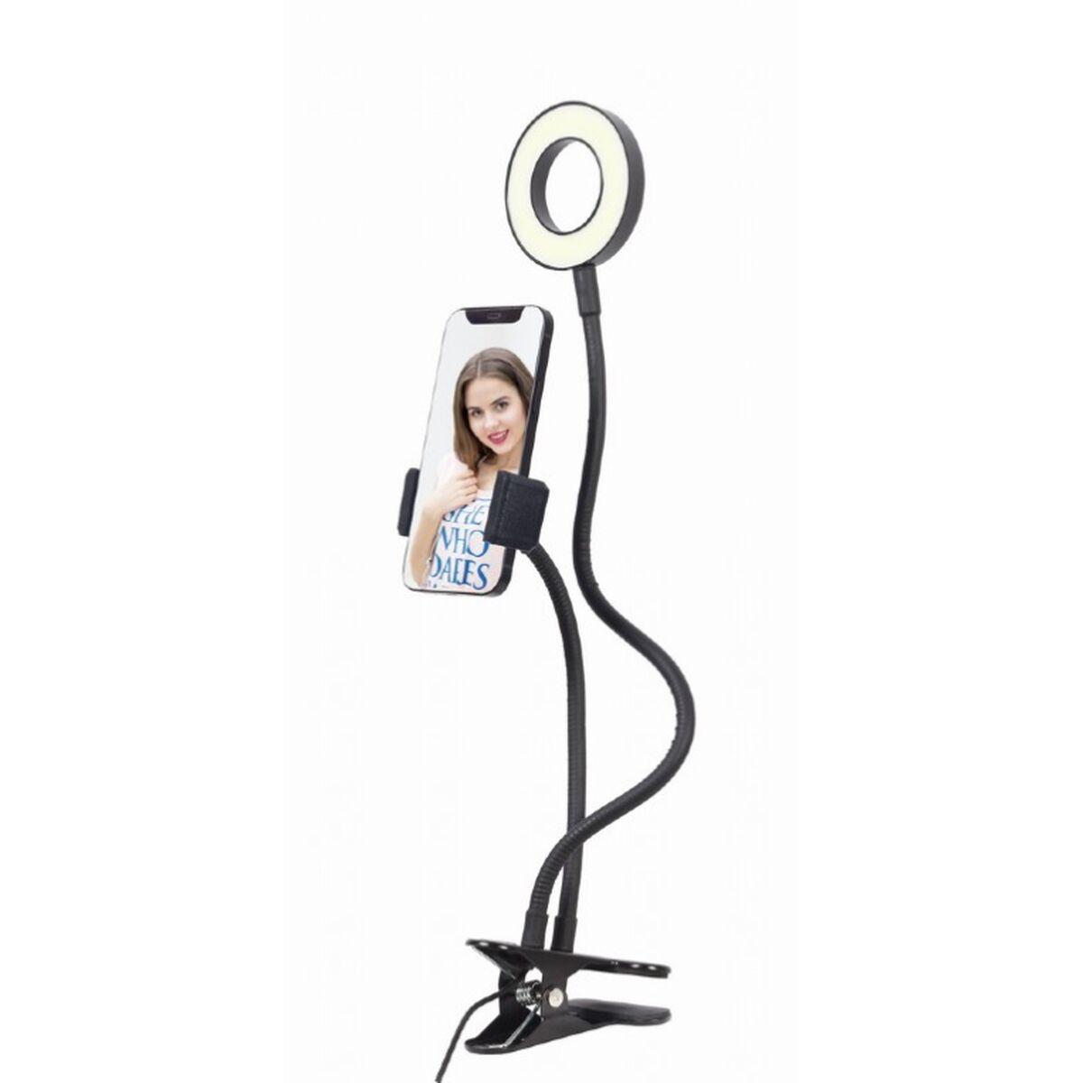 Ringlys til mobil GEMBIRD LED-RING4-PH-01 med stativ