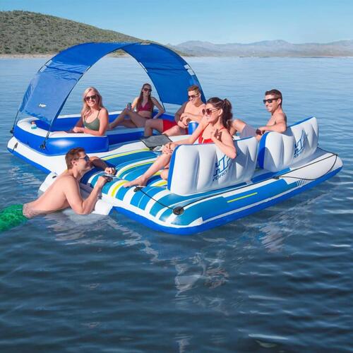 Bestway Tropical Breeze flydende ø 389 x 274 cm 43105