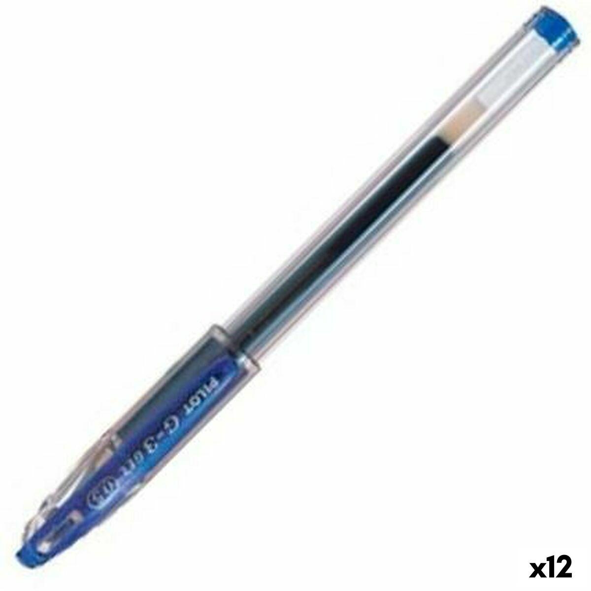 Gel kuglepen Pilot G-3 Blå 0,5 mm (12 enheder)