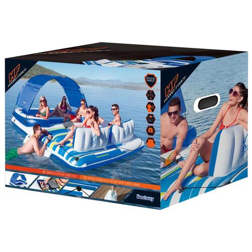 Bestway Tropical Breeze flydende ø 389 x 274 cm 43105