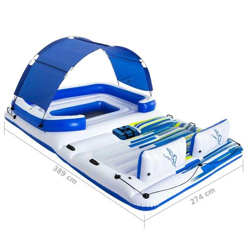 Bestway Tropical Breeze flydende ø 389 x 274 cm 43105