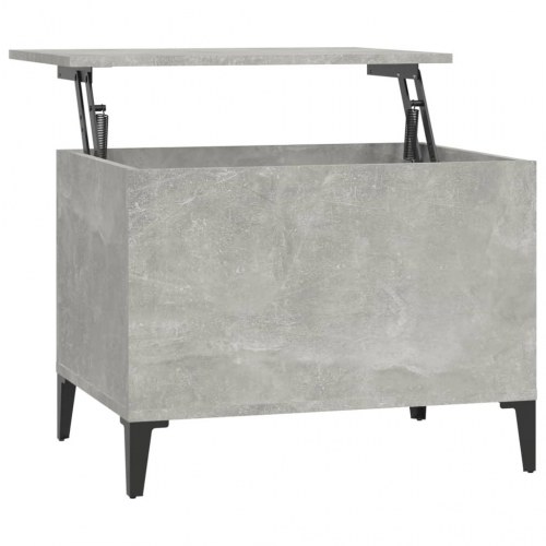 Sofabord med løftetop - 60 × 44,5 × 45 cm, betongrå konstrueret træ