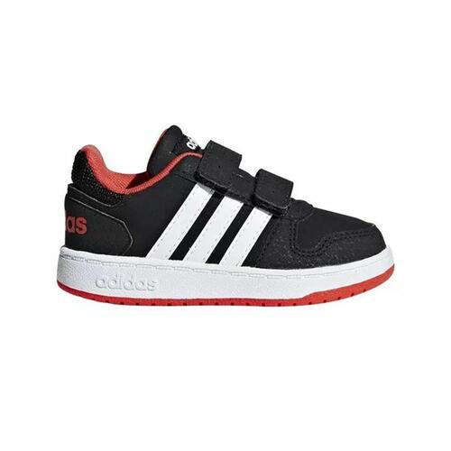 Sportssko til børn Adidas Hoops 2.0 Sort 20
