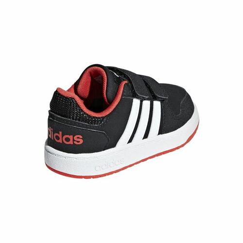 Sportssko til børn Adidas Hoops 2.0 Sort 20