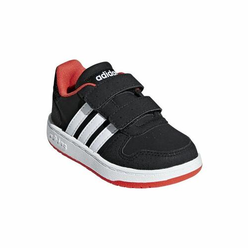 Sportssko til børn Adidas Hoops 2.0 Sort 20