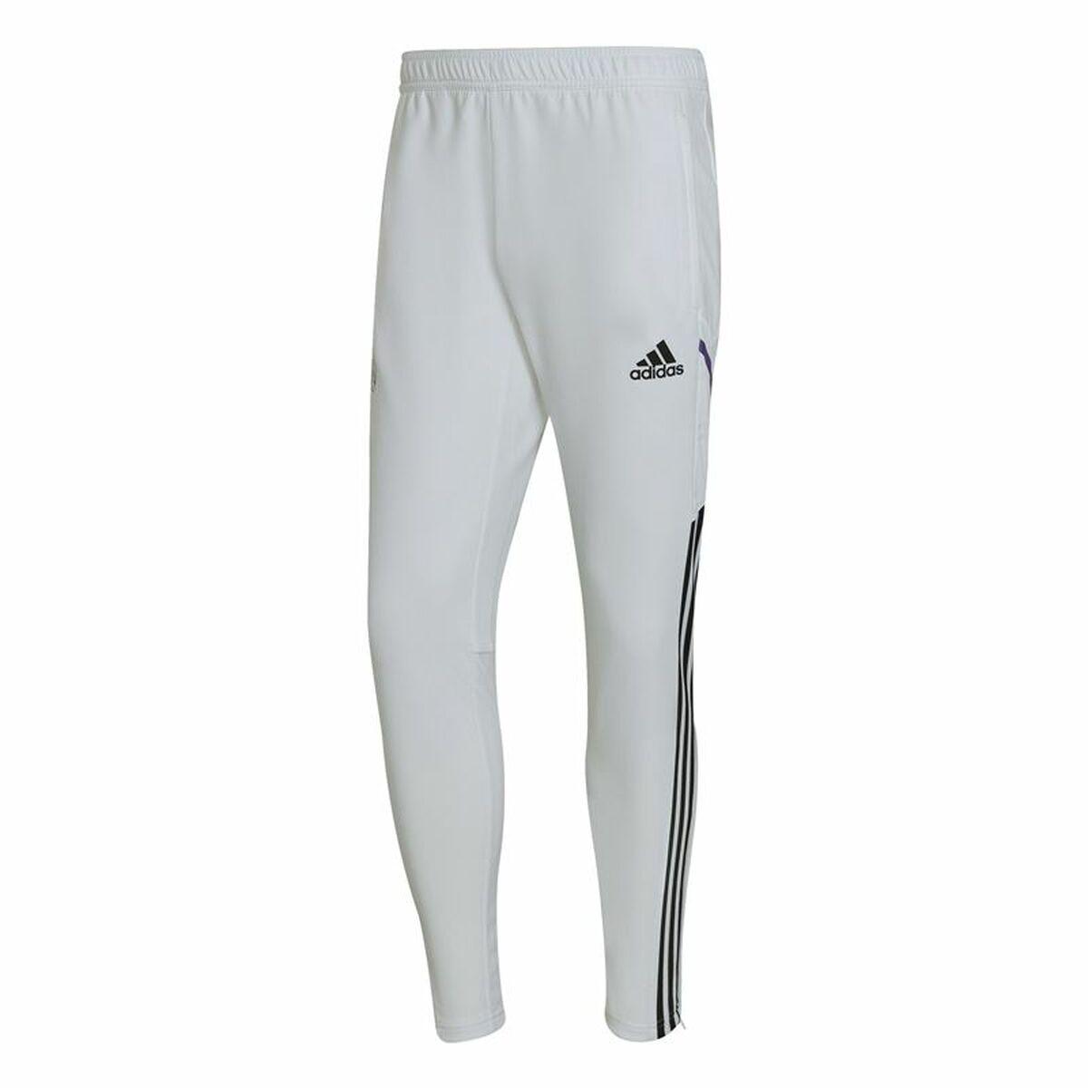 Træningsbukser til fodbold til voksne Adidas Real Madrid Condivo 22 Hvid Mænd L