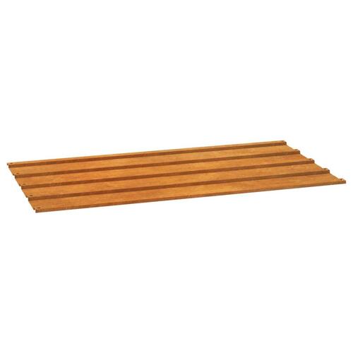 Tagpaneler 12 stk. 80x44 cm cortenstål rustfarvet