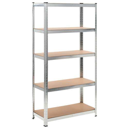 Opbevaringsreoler 2 stk. 90 x 40 x 180 cm MDF