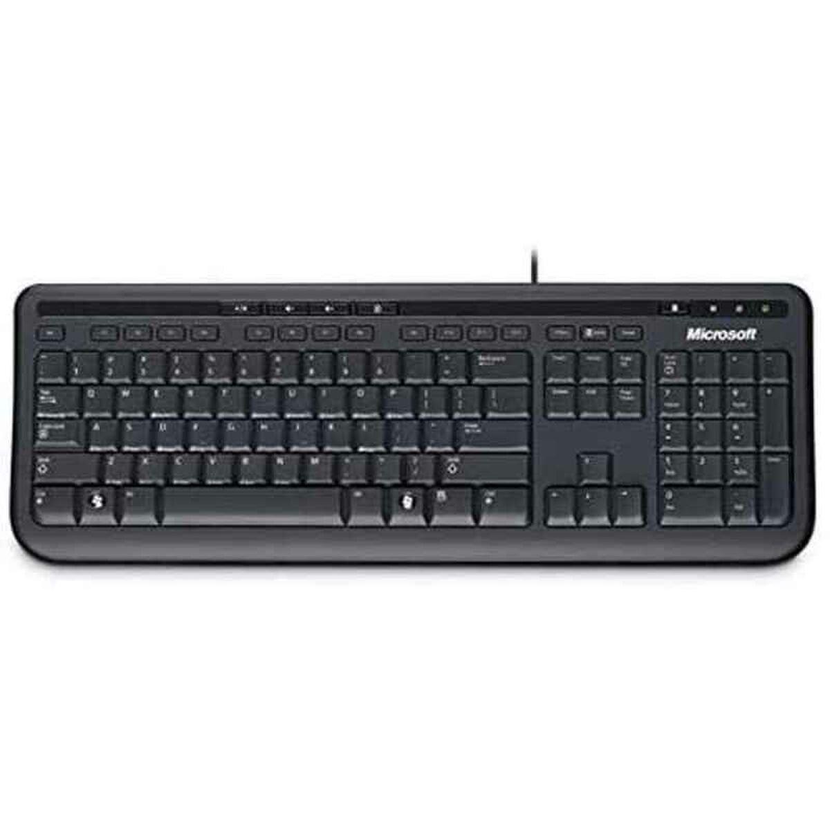 Tastatur Microsoft ANB-00012 Sort Spansk qwerty
