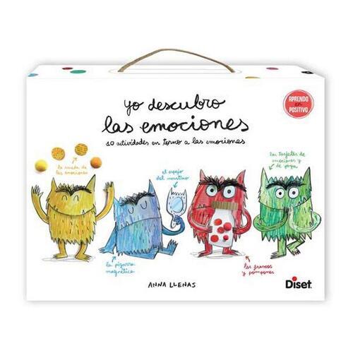 Diset Yo descubro las emociones - Lærerigt børnespil, 168 dele