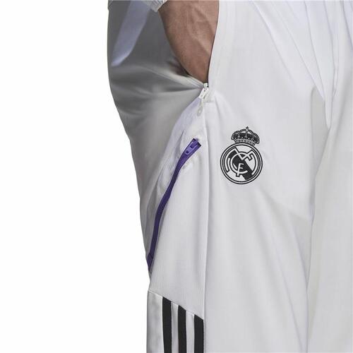 Træningsbukser til fodbold til voksne Adidas Condivo Real Madrid 22 Hvid Mænd L