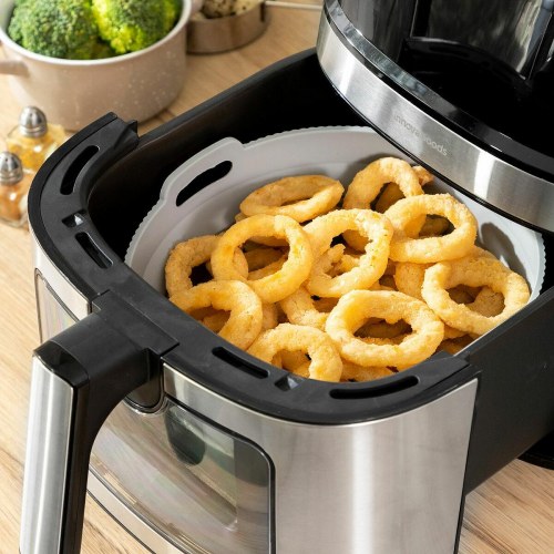 Airfryer silikonekurv sammenklappelig - Fliynner, Ø21,5 cm