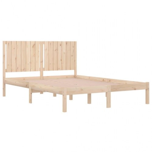 Sengeramme 160x200 cm i massivt fyrretræ - uden madras