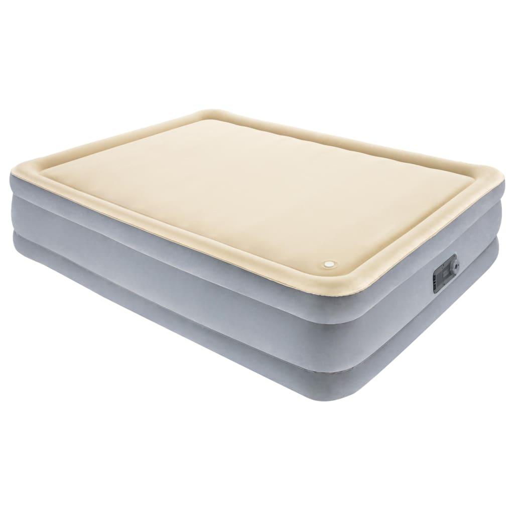 Bestway luftmadras med indbygget pumpe 203x152x46 cm