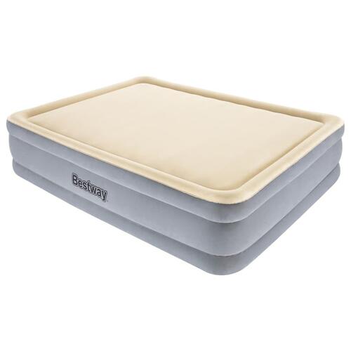 Bestway luftmadras med indbygget pumpe 203x152x46 cm
