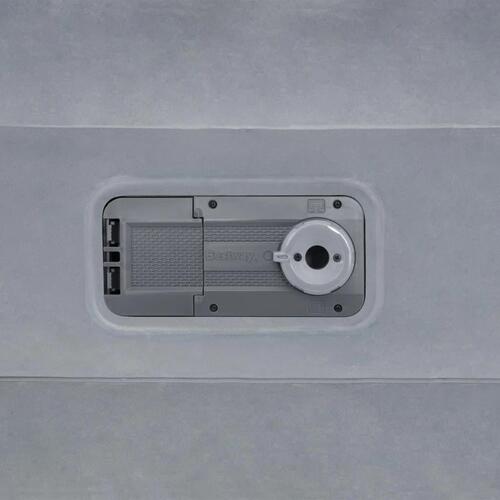 Bestway luftmadras med indbygget pumpe 203x152x46 cm