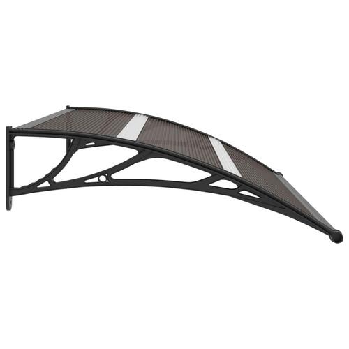 Dørbaldakin 150x75 cm polycarbonat sort
