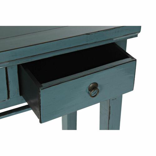 Console Blå Turkisblå Metal 113 x 38 x 84 cm