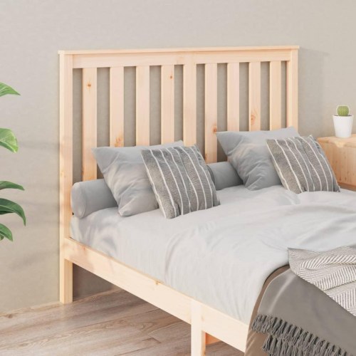 Sengegærde 126x6x101 cm massivt fyrretræ