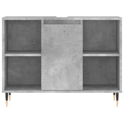 Badeværelsesskab 80 x 33 x 60 cm - betongrå