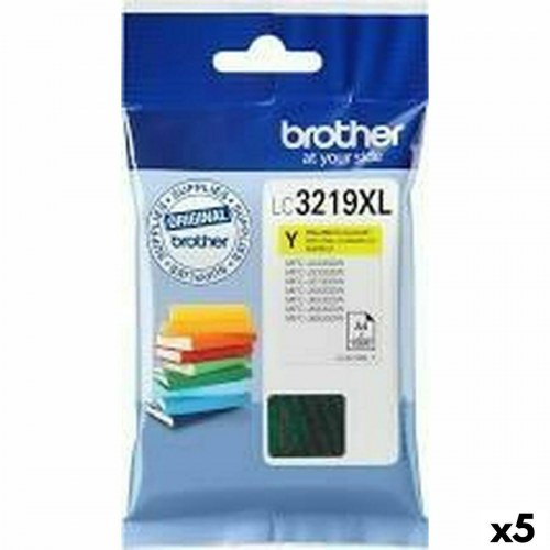 Brother LC3219XL blækpatron - Gul (Original, 5-pak)