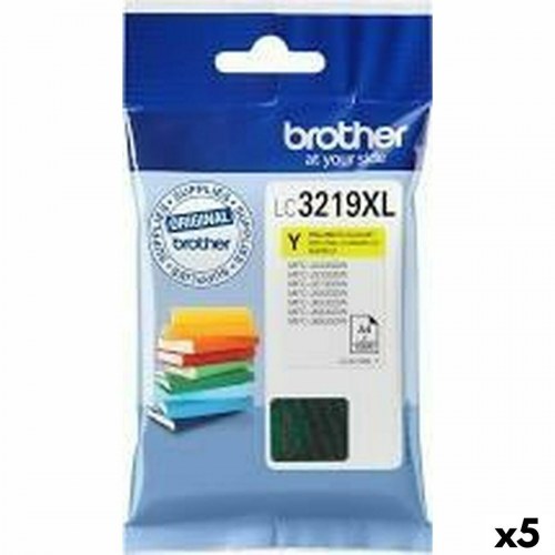 Brother LC3219XL blækpatron - Gul (Original, 5-pak)