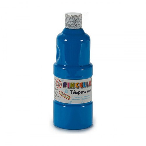 Tempera plakatmaling - Neon blå 400 ml (6-pak)