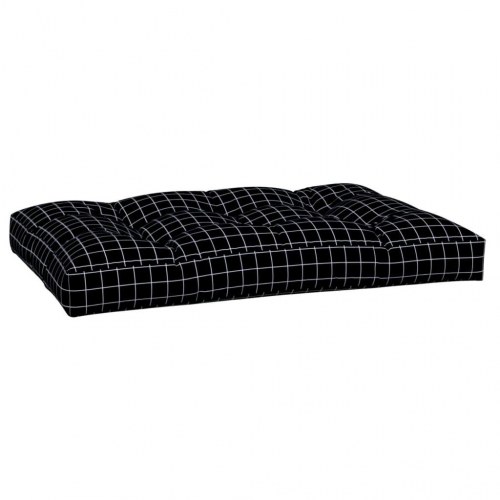 Pallehynde 120 x 80 x 12 cm - sort med tern