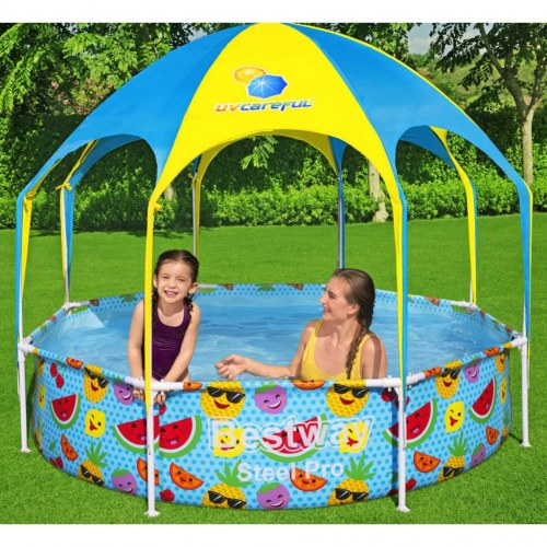 Bestway Steel Pro børnebassin 244 × 51 cm med UV-tag