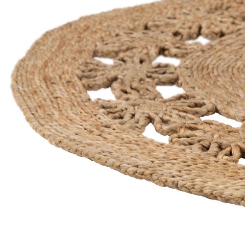 Tæppe Natur Jute 120 x 120 cm
