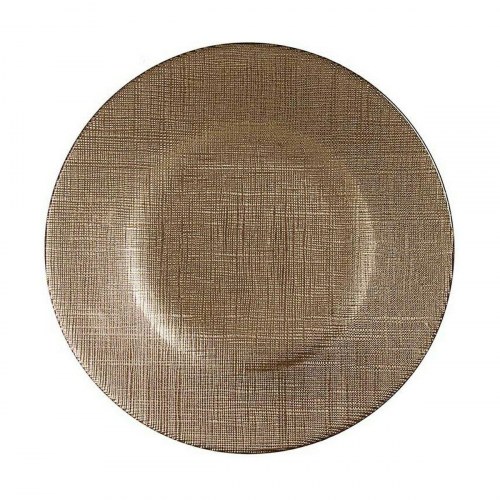 Vivalto flad middagstallerken i gyldent glas 21 cm - 6 stk.