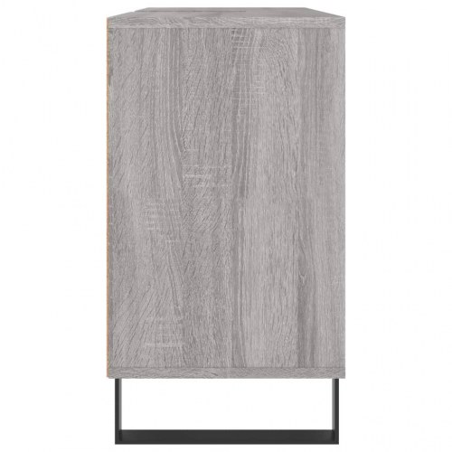 Badeværelsesskab 80 x 33 x 60 cm - grå sonoma-eg