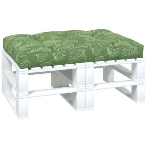 Pallehynde 120 x 80 x 12 cm med bladmønster