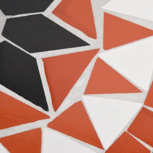 Parasolfod 12 kg rund terrakotta og hvid