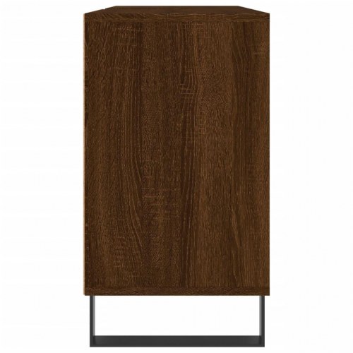 Badeværelsesskab 80 x 33 x 60 cm - brun egetræsfarve