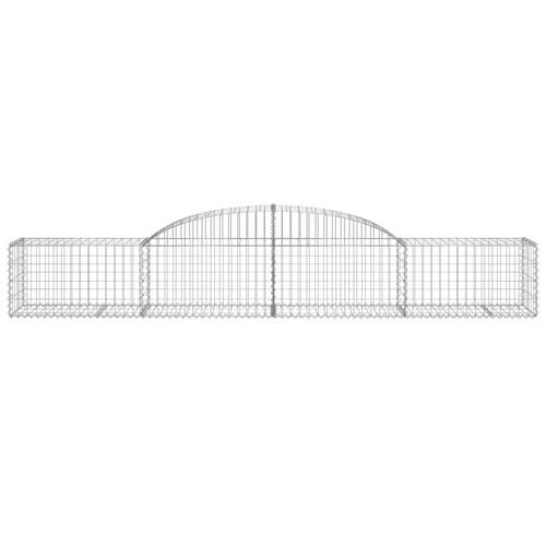 Buet gabionkurv 300x50x40/60 cm galvaniseret jern