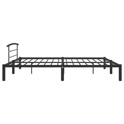 Sengestel i metal 180×200 cm - sort dobbeltseng