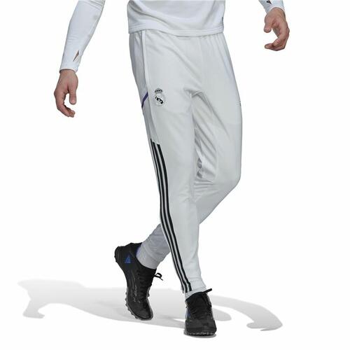 Træningsbukser til fodbold til voksne Adidas Real Madrid Condivo 22 Hvid Mænd XL