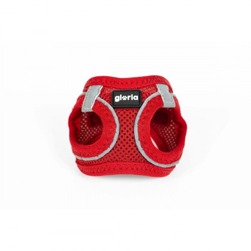 Gloria Hundesele Trek Star XS - Rød (hals 27-28 cm, bryst 31-34,6 cm)