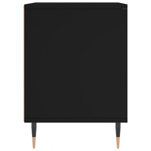 Sengebord i konstrueret træ 40 × 35 × 50 cm - sort