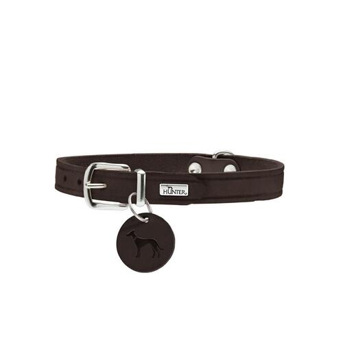 Hundehalsbånd Hunter Aalborg Chokolade S 32-38 cm