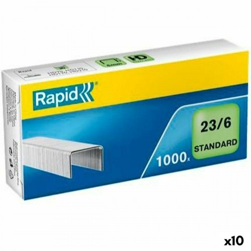Rapid Hæfteklammer Standard 23/6 - 10 pakker