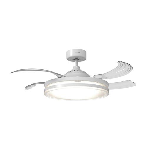 Loftsventilator Universal Blue TUVALU 6036W Hvid