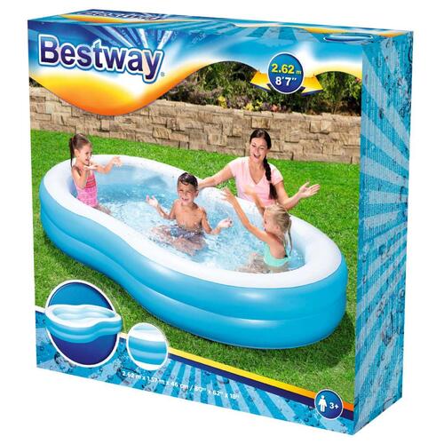 Bestway Big Lagoon badebassin 262x157x46 cm