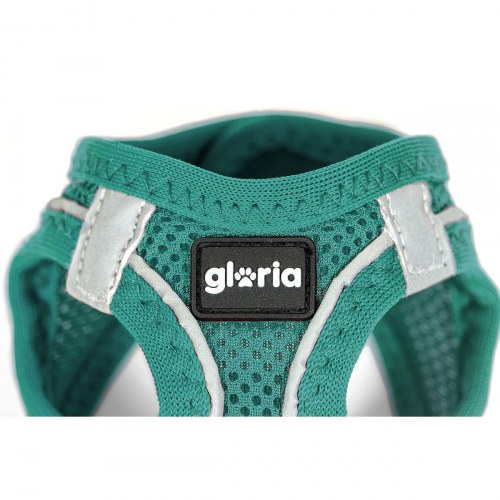 Gloria Hundesele Trek Star XS - turkisblå (hals 27-28 cm, bryst 31-34,6 cm)
