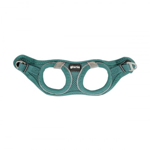 Gloria Hundesele Trek Star XS - turkisblå (hals 27-28 cm, bryst 31-34,6 cm)